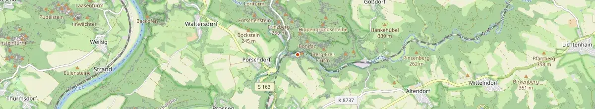 Karte mit den Selbstversorgerhäusern in Rathmannsdorf