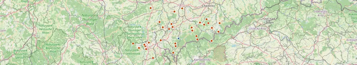 Karte mit den Selbstversorgerhäusern in Grünbach