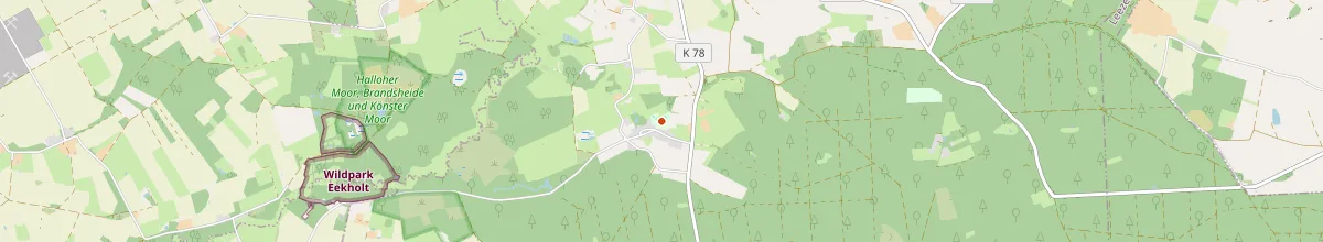 Karte mit den Selbstversorgerhäusern in Heidmühlen