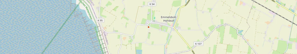 Karte mit den Selbstversorgerhäusern in Emmelsbüll-Horsbüll