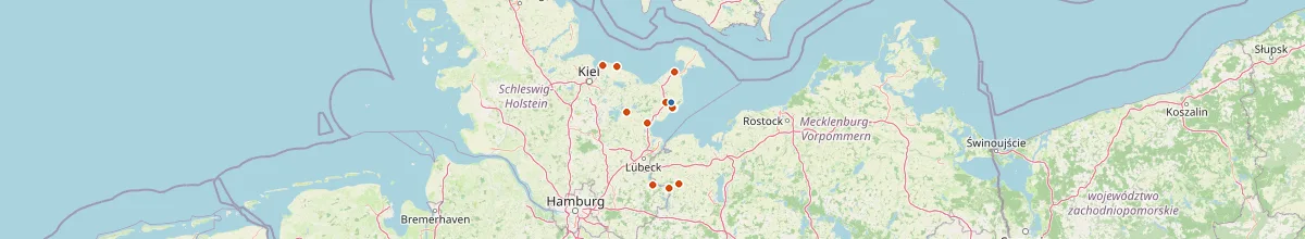 Karte mit den Selbstversorgerhäusern in Heringsdorf