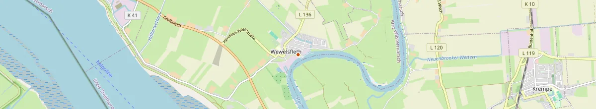 Karte mit den Selbstversorgerhäusern in Steinburg