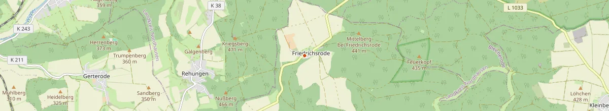 Karte mit den Selbstversorgerhäusern in Helbedündorf