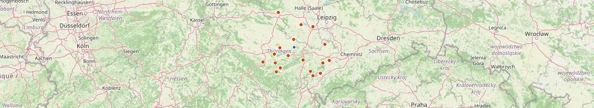 Karte mit den Selbstversorgerhäusern in Neuengönna